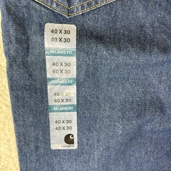 NWT Carhartt Relaxed Fit Jeans - Picture 9 of 9